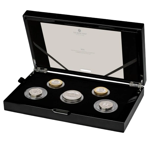 2024 UK Silver Proof Piedfort Set