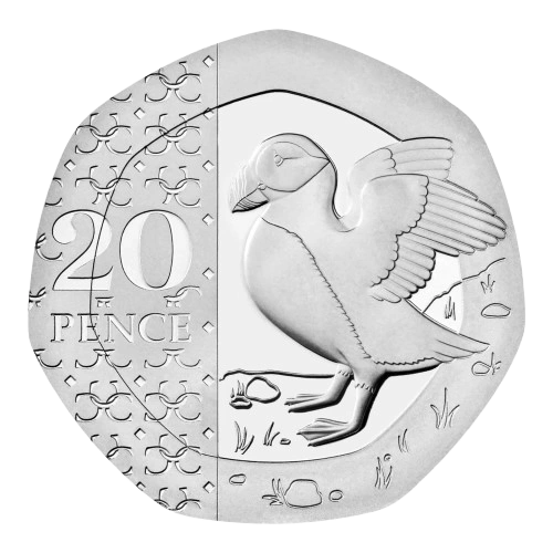 2023 20p Puffin Reverse