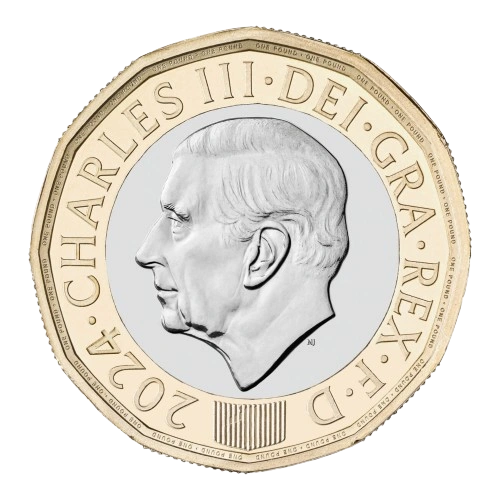 2024 1-pound King Charles III Obverse