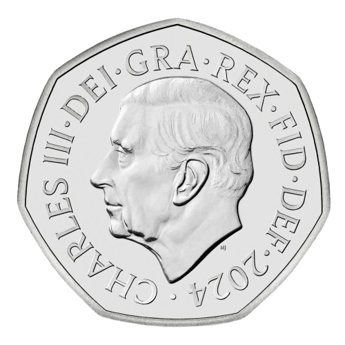 2024 50p King Charles III Obverse