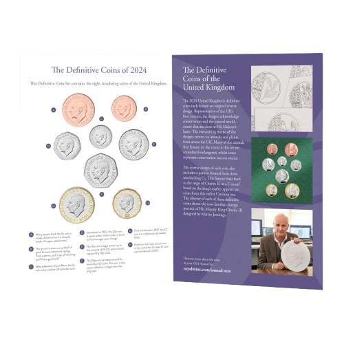 2024 UK Brilliant Uncirculated Coin Set Obverse
