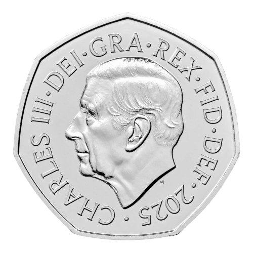 2025 50p King Charles III Obverse