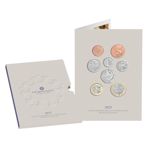 2025 UK Brilliant Uncirculated Coin Set Case
