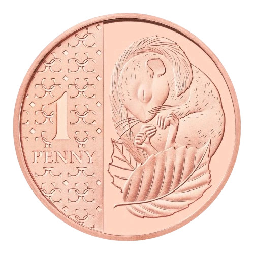 2026 1p Hazel Dormouse Reverse