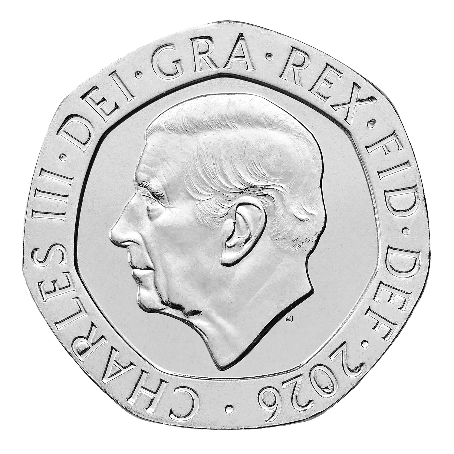 2026 20p King Charles III Obverse