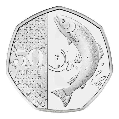 2026 50p Atlantic Salmon Reverse