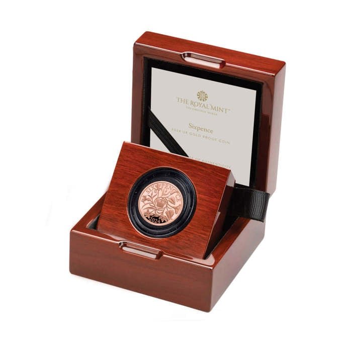 2024 Sixpence Gold Proof Coin 2024 Sixpence Gold Proof Coin