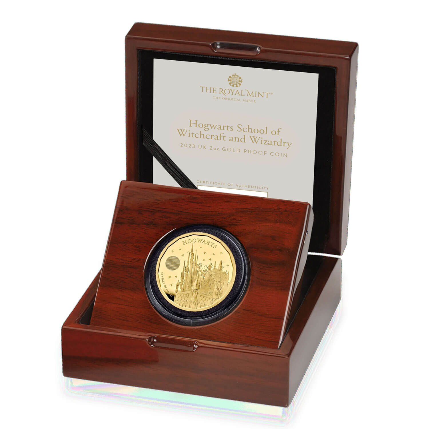 Hogwarts 50p 9 Hogwarts 2023 UK 2oz Gold Proof Coin