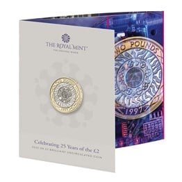 25 Years of the £2 1 £2 Brilliant Uncirculated Coin