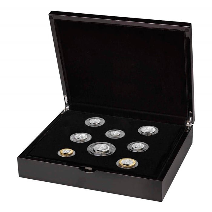 Sovereign 2024 Coins 5 King Charles III Definitives 2023 UK Silver Proof Coin Set