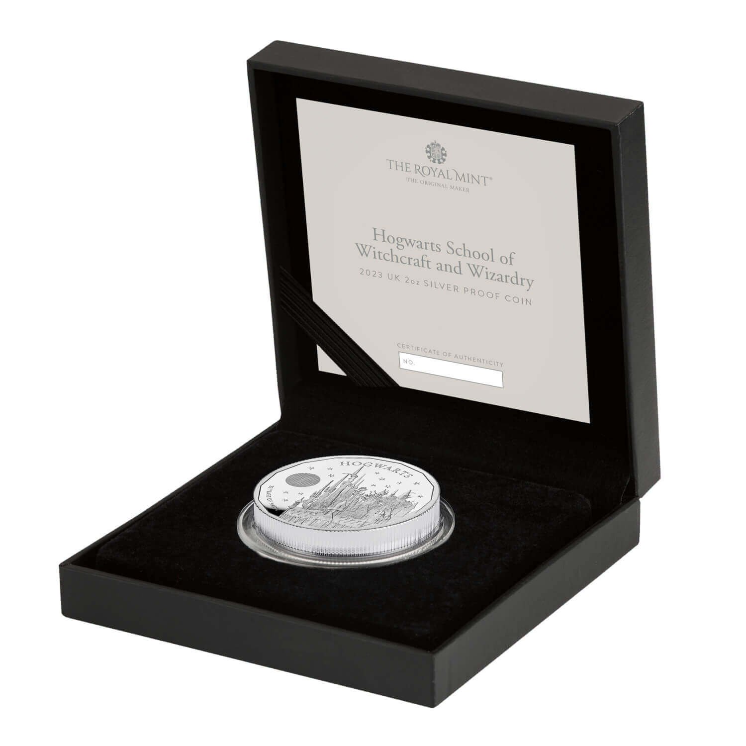 Hogwarts 50p 5 Hogwarts 2023 UK 2oz Silver Proof Coin