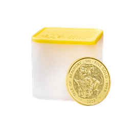 The Yale of Beaufort Coin 3 1oz Gold Ten Coin Tube