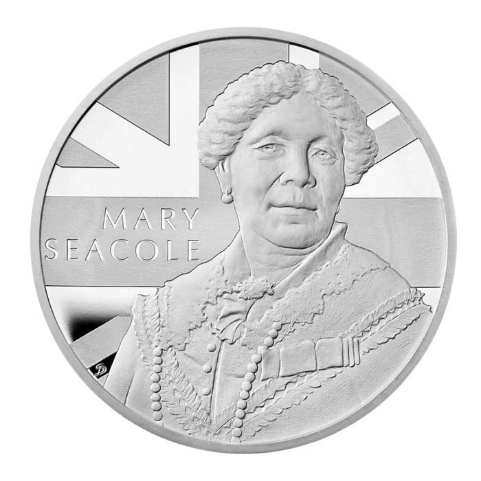 Mary Seacole Coins 2 Mary Seacole 2023 UK £5 Silver Proof Coin