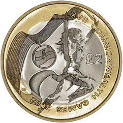 Commonwealth Games Northern Ireland 2 Coin