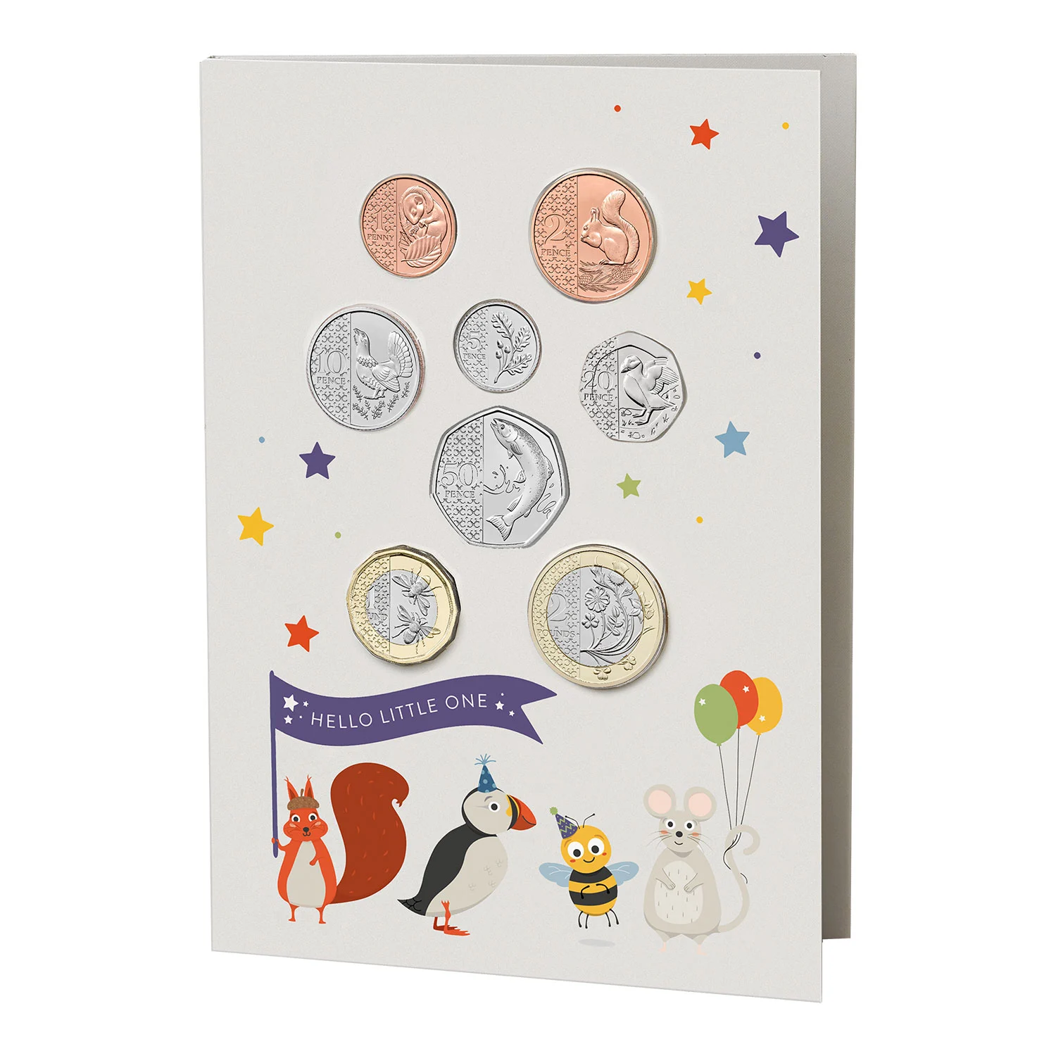 2026 UK Gift Set - 8 Brilliant Uncirculated definitive coins perfect for births and weddings