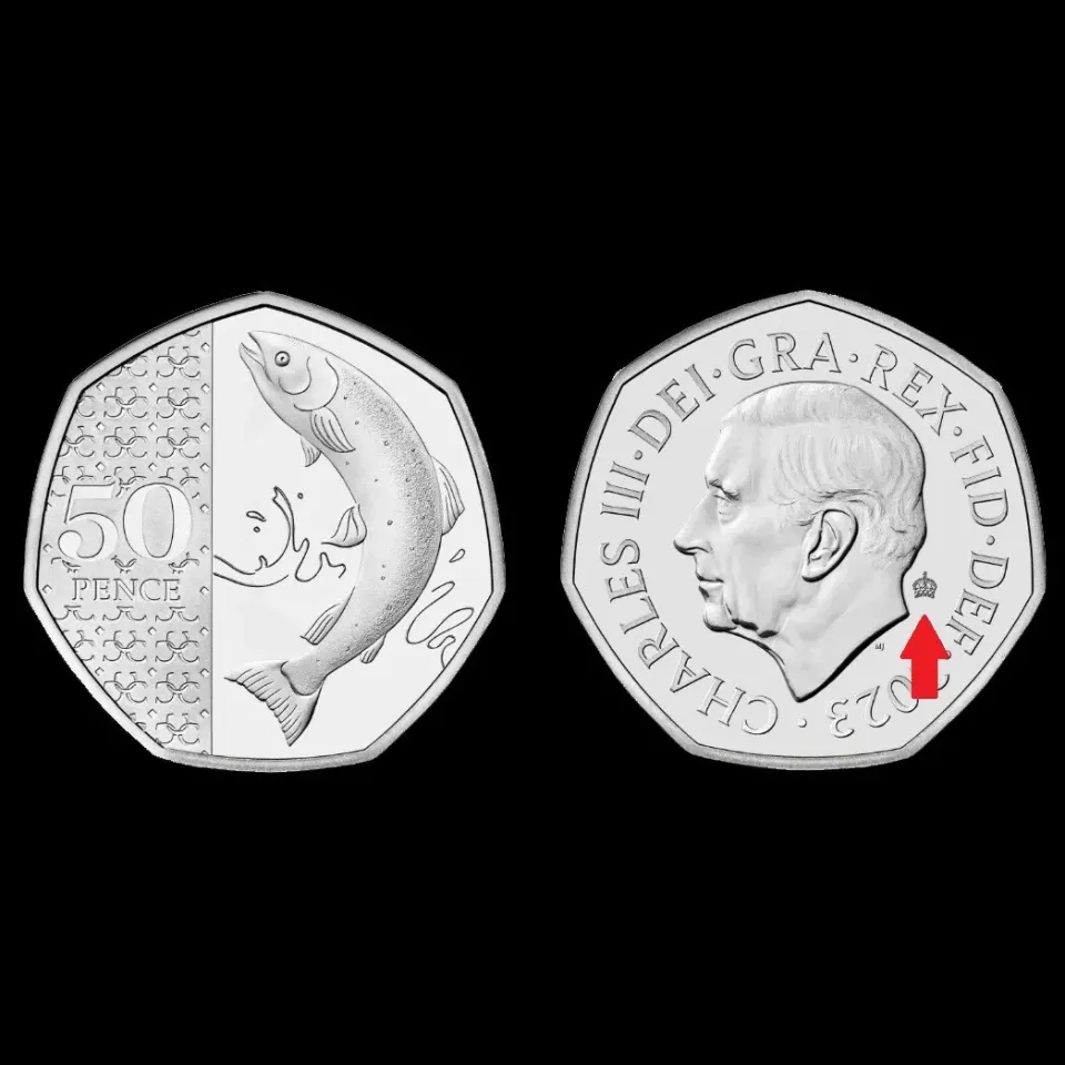 Atlantic Salmon 50p BU