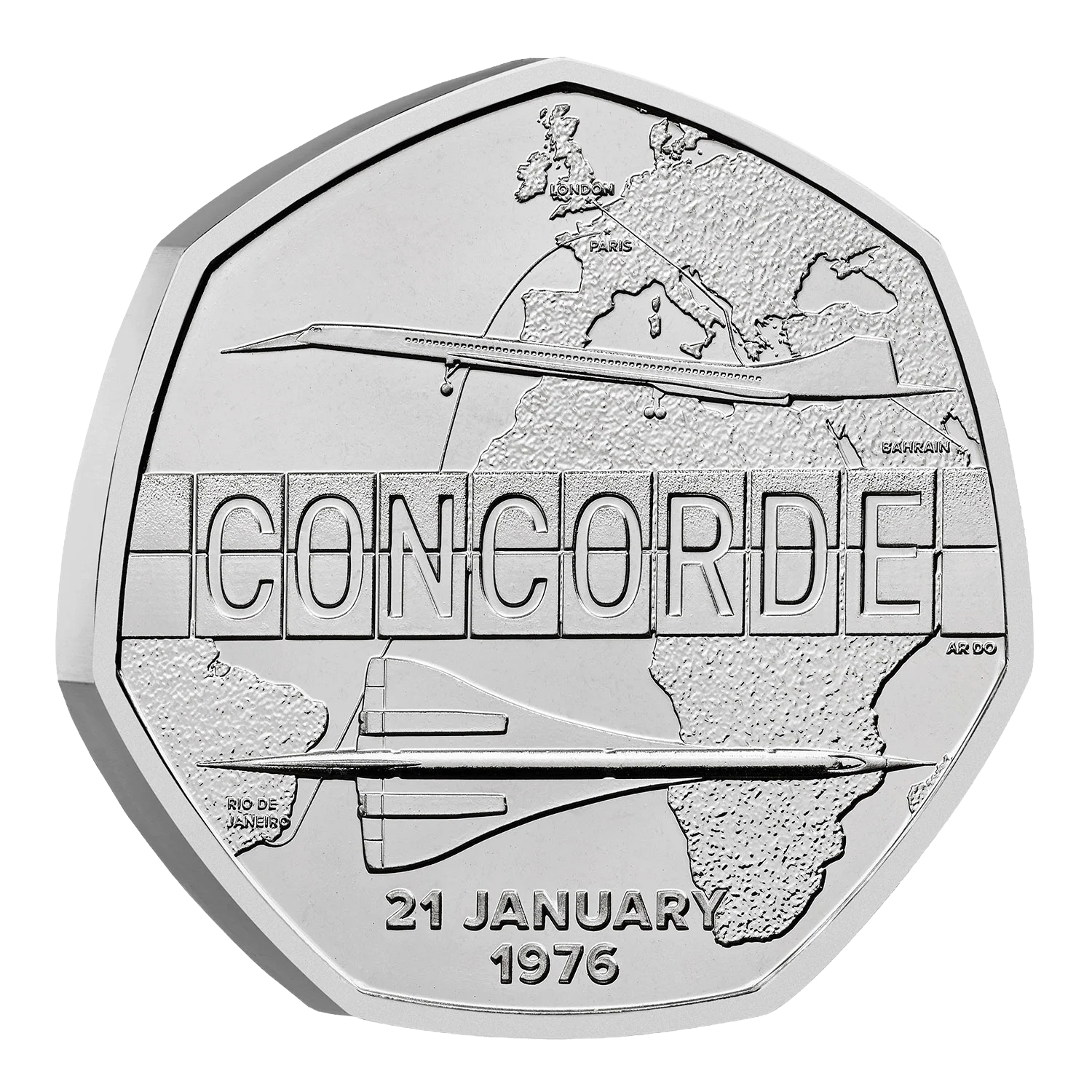 Concorde 50p Coin Value Worth UK Coins