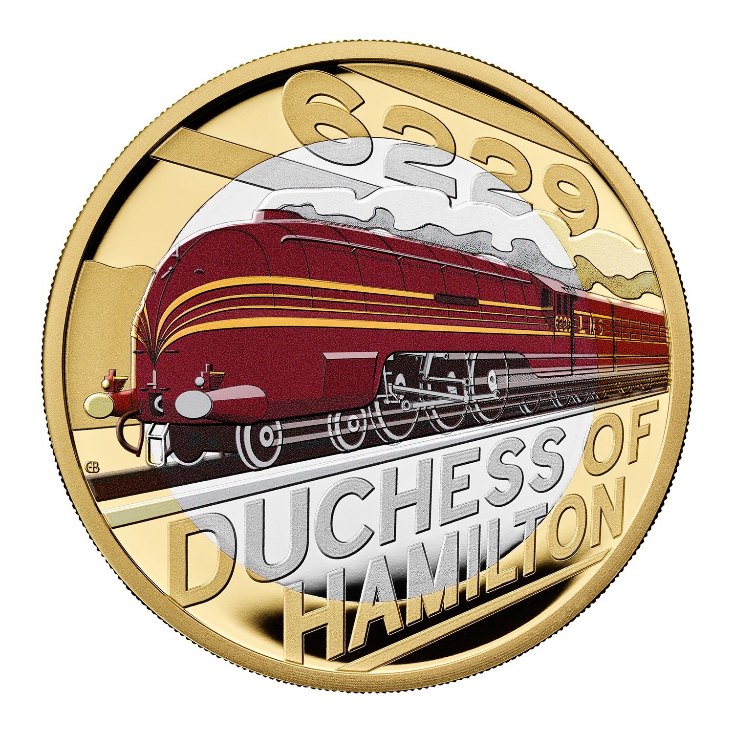 Duchess of Hamilton 2026 UK £2 Silver Proof Colour Coin