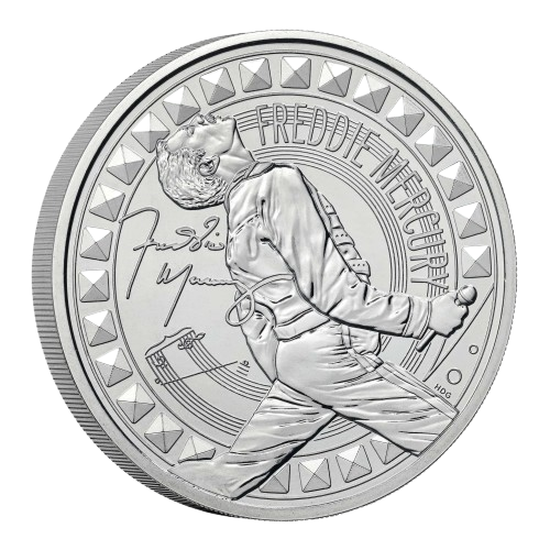 Freddie Mercury 2025 UK £5 Brilliant Uncirculated Coin