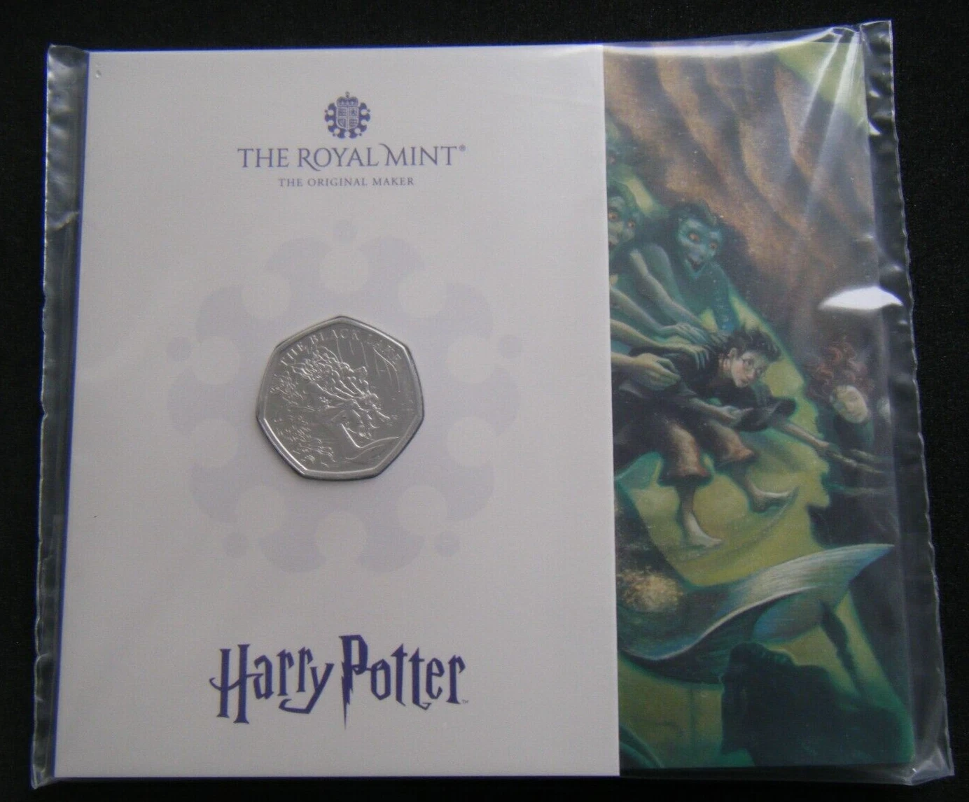 Harry Potter The Black Lake 50p Packaging - 2024 UK 50p Coin Presentation Pack