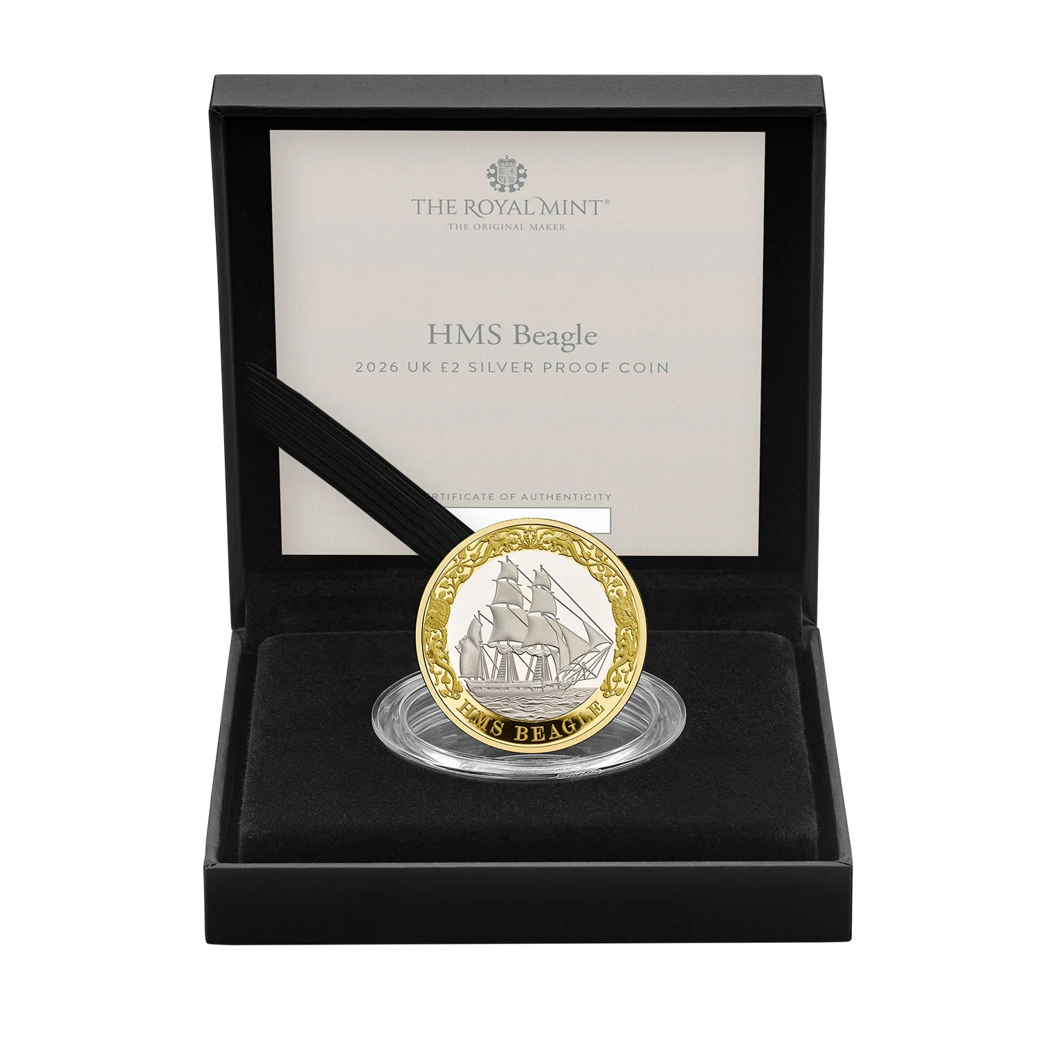 HMS Beagle 2026 UK £2 Silver Proof Coin