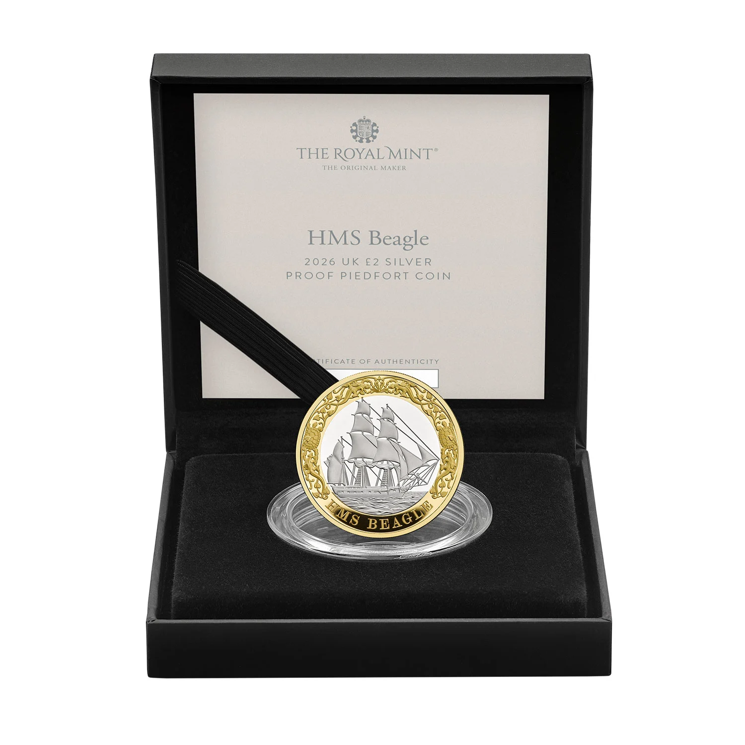 HMS Beagle 2026 Silver Piedfort