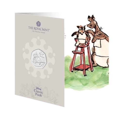 Kanga and Roo 50p Packaging - 2022 UK 50p Coin Presentation Pack