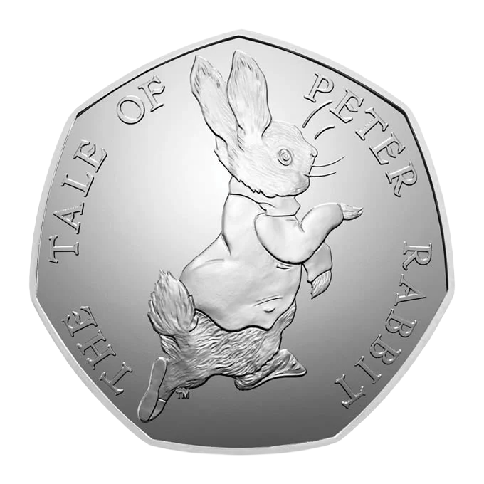 Peter Rabbit 50p (2017)