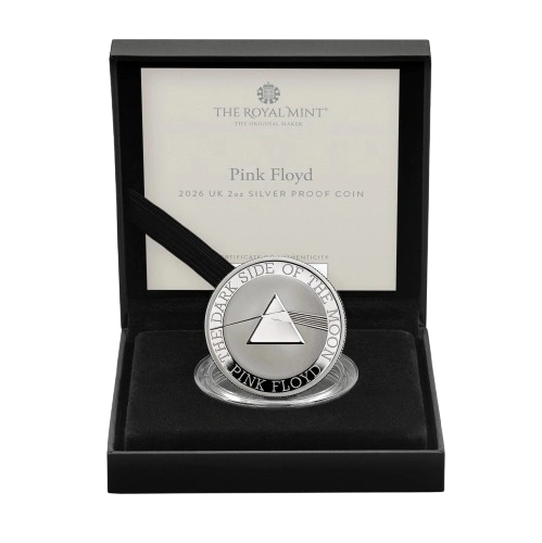 Pink Floyd 2026 UK 2oz Silver Proof Coin