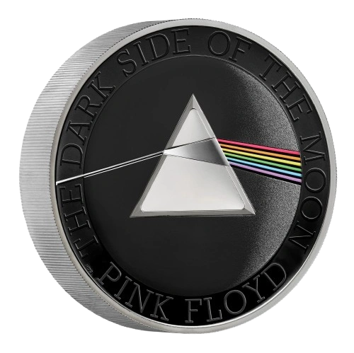 Pink Floyd 2026 UK 10oz Silver Proof Colour Coin