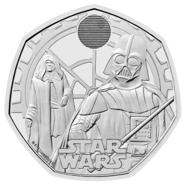 Star Wars Darth Vader and Emperor Palpatine 50p