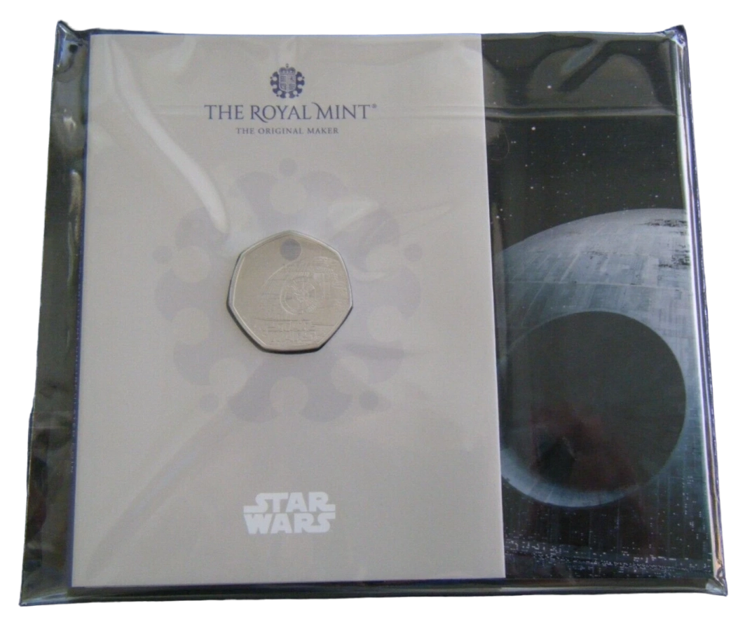 Star Wars Death Star 50p Packaging - 2024 UK 50p Coin Presentation Pack