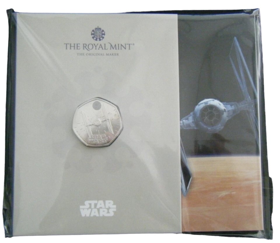 Star Wars Tie Fighter 50p Packaging - 2024 UK 50p Coin Presentation Pack