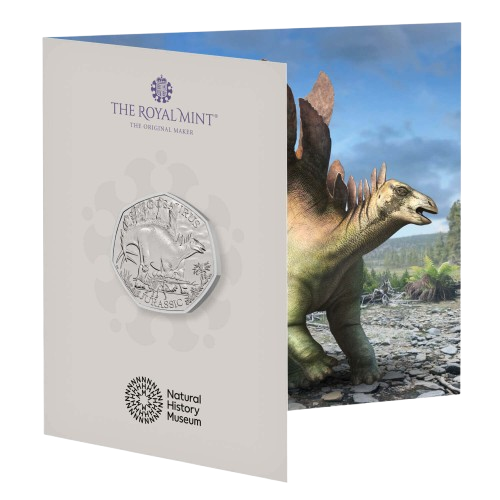 Stegosaurus 50p Packaging - 2024 UK 50p Coin Presentation Pack