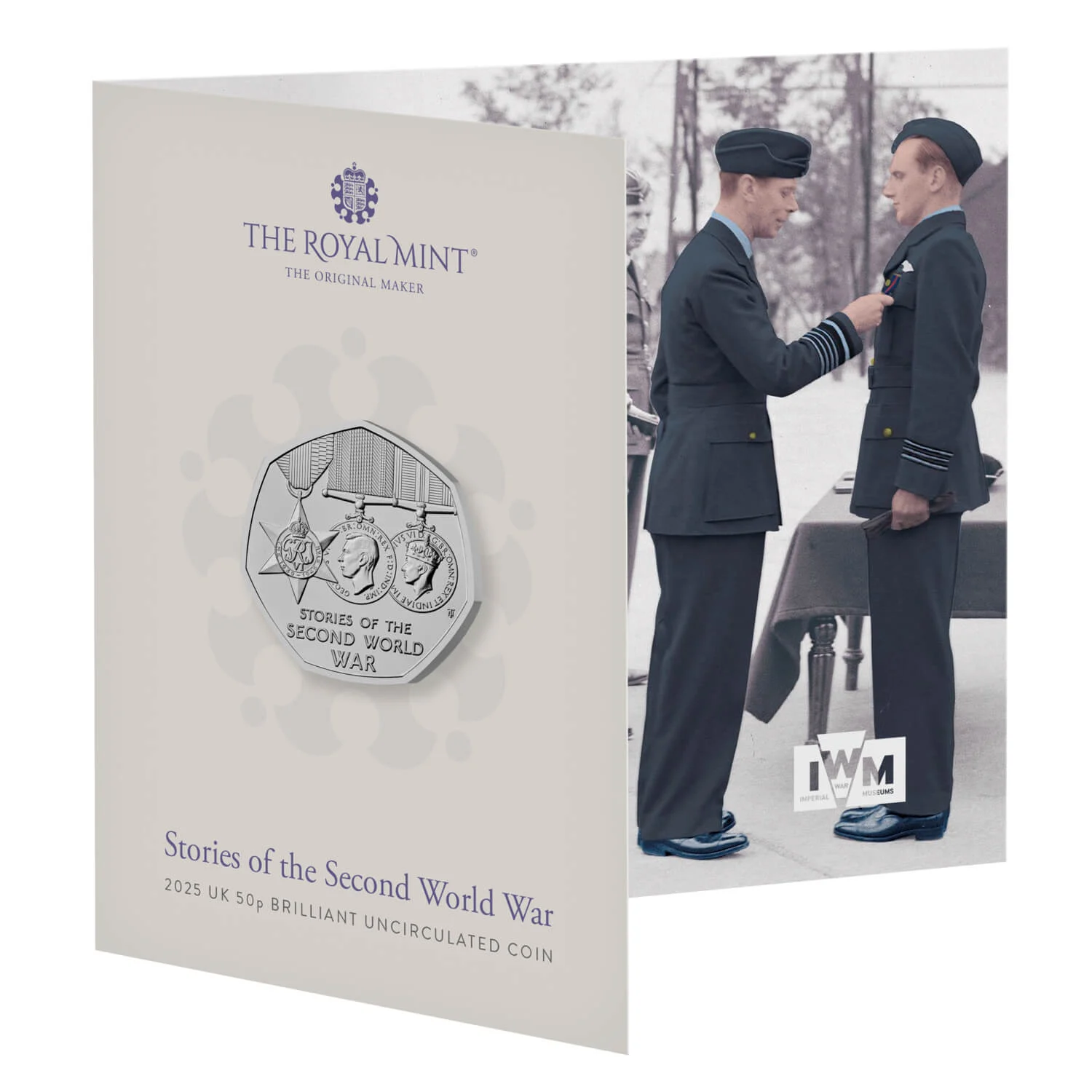 Stories of the Second World War 2025 UK 50p BU