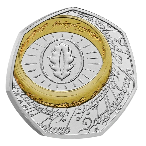 The Lord of the Rings 2026 UK 50p Brilliant Uncirculated Colour Coin