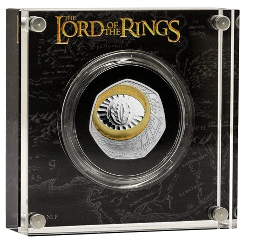 The Lord of the Rings 2026 UK 50p Silver Proof Colour Coin