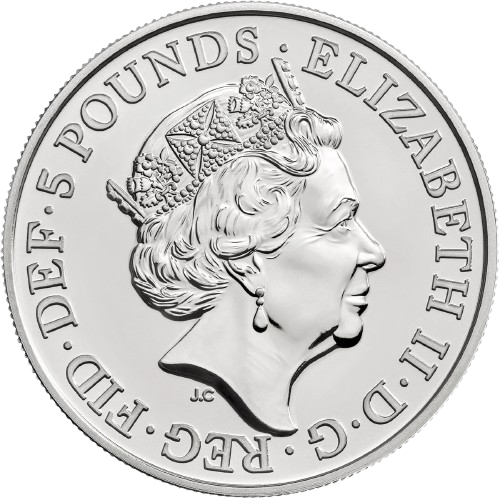 The Nutcracker £5 Coin Obverse - 2018 UK £5 Coin Head Side