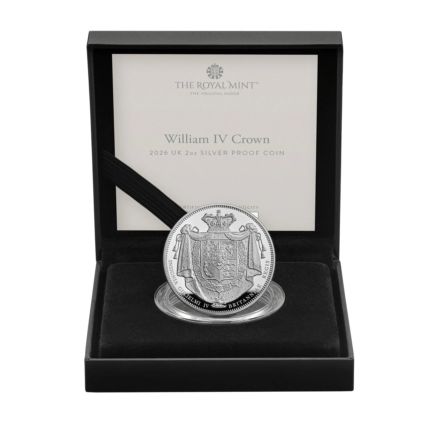 William IV Crown 2026 UK 2oz Silver Proof Coin