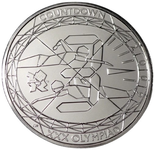 XXX Olympiad Countdown £5 Coin
