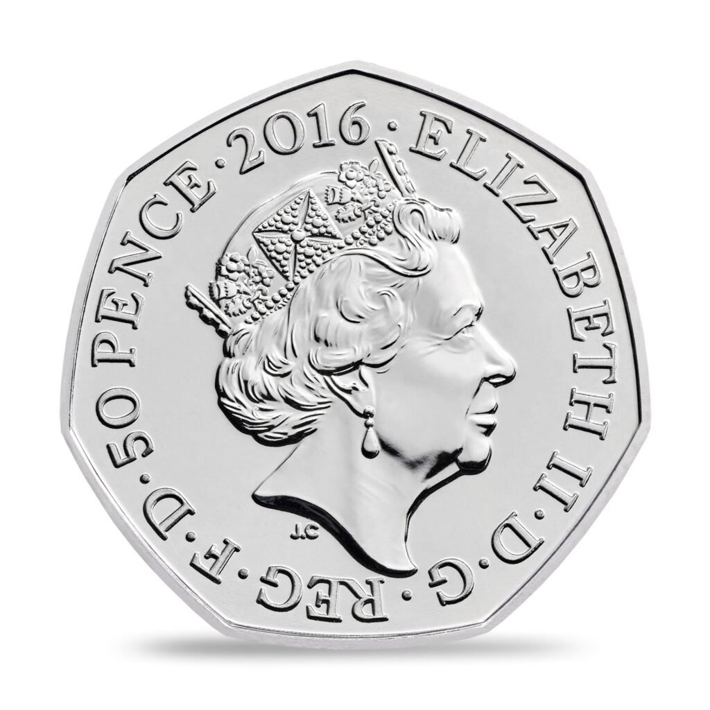 2016 Fifty Pence Coin