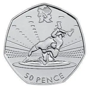 Wrestling 50p Wrestling 50p