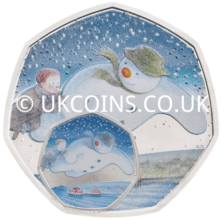 Snowman 50p Error Coin