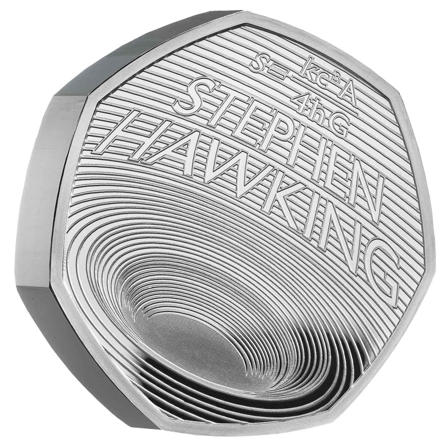 Stephen Hawking 50p Piedfort Coin