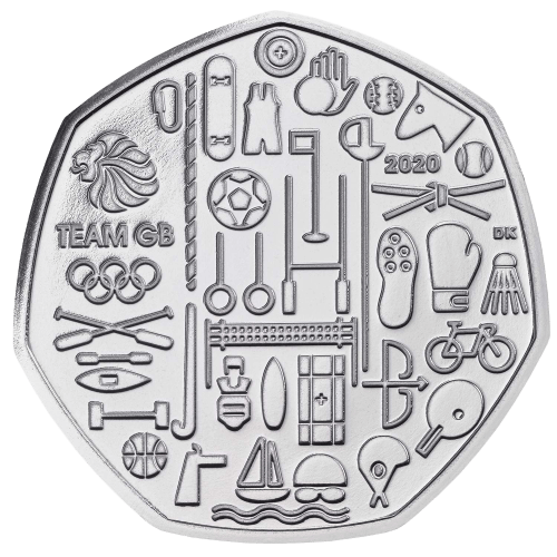 2020 Team GB 50p