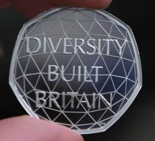 Diversity Built Britain Coin