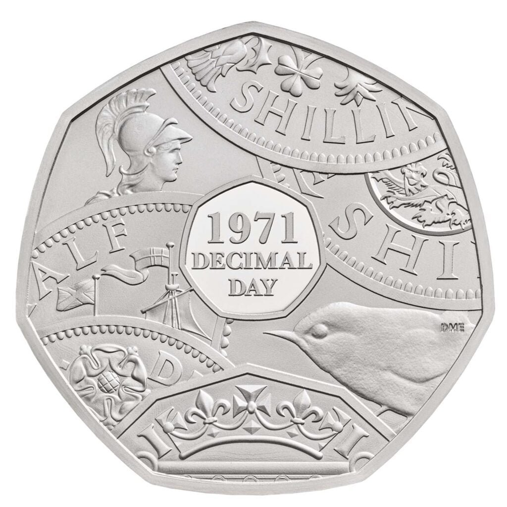 Decimal Day 50p Coin | 50th Anniversary Of Decimal Day 2021