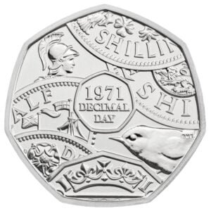 2021 Brilliant Uncirculated Annual Coin Set 5 Decimal Day Coin