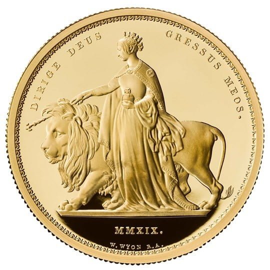 Una and the Lion Gold Coin Una and the Lion Gold Coin