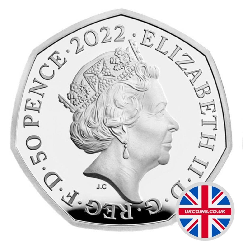 2022 50p Coin Obverse design 2022 50p Coin Obverse design